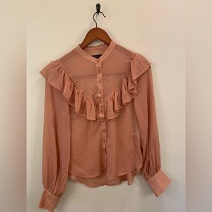 Pink forever 21 blouse